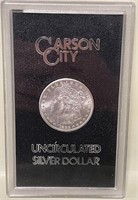 S - 1882 CARSON CITY UNCIRCULATED SILVER DOLLAR