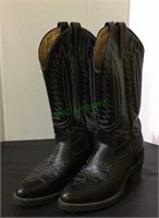 New men’s leather cowboy boots with Hoyle