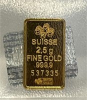 G - 2.5G SUISSE FINE GOLD (G25)