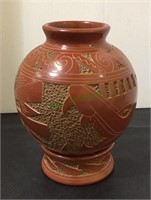 Unique two piece ceramic vase - vase sets on a