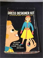 Vintage junior dress designer kit - create your