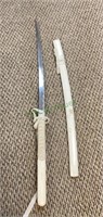 Imitation samurai sword, with 26 inch blade,