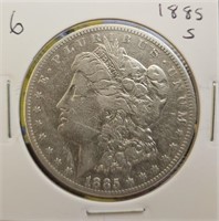 1885 S Morgan Silver Dollar