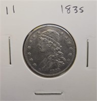 1835 United Staes Of America Bust Half Quarter