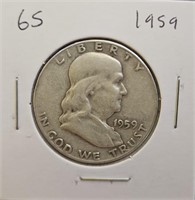 1959 Franklin Half Dollar