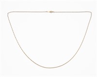 BAB 14k Gold Dainty Cable Chain Necklace
