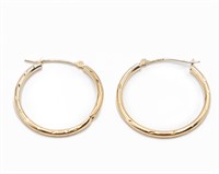 JCM 14k Gold Hoop Earrings