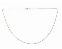 14k Gold Curb Chain Necklace