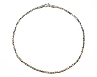 Sterling Silver Byzantine Chain Necklace
