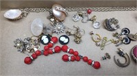 EARINGS, PINS  & MISC. JEWELRY