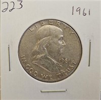 1961 Franklin Half Dollar