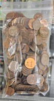 2lb 6oz Bag Of 90% Copper Lincoln Head Pennies