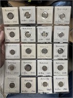 FULL SHEET OF NORWAY UNC COINS ETC