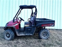 Polaris Ranger 800XP, half windshield & roof