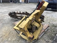 3-pt mounted trencher, 9' bar