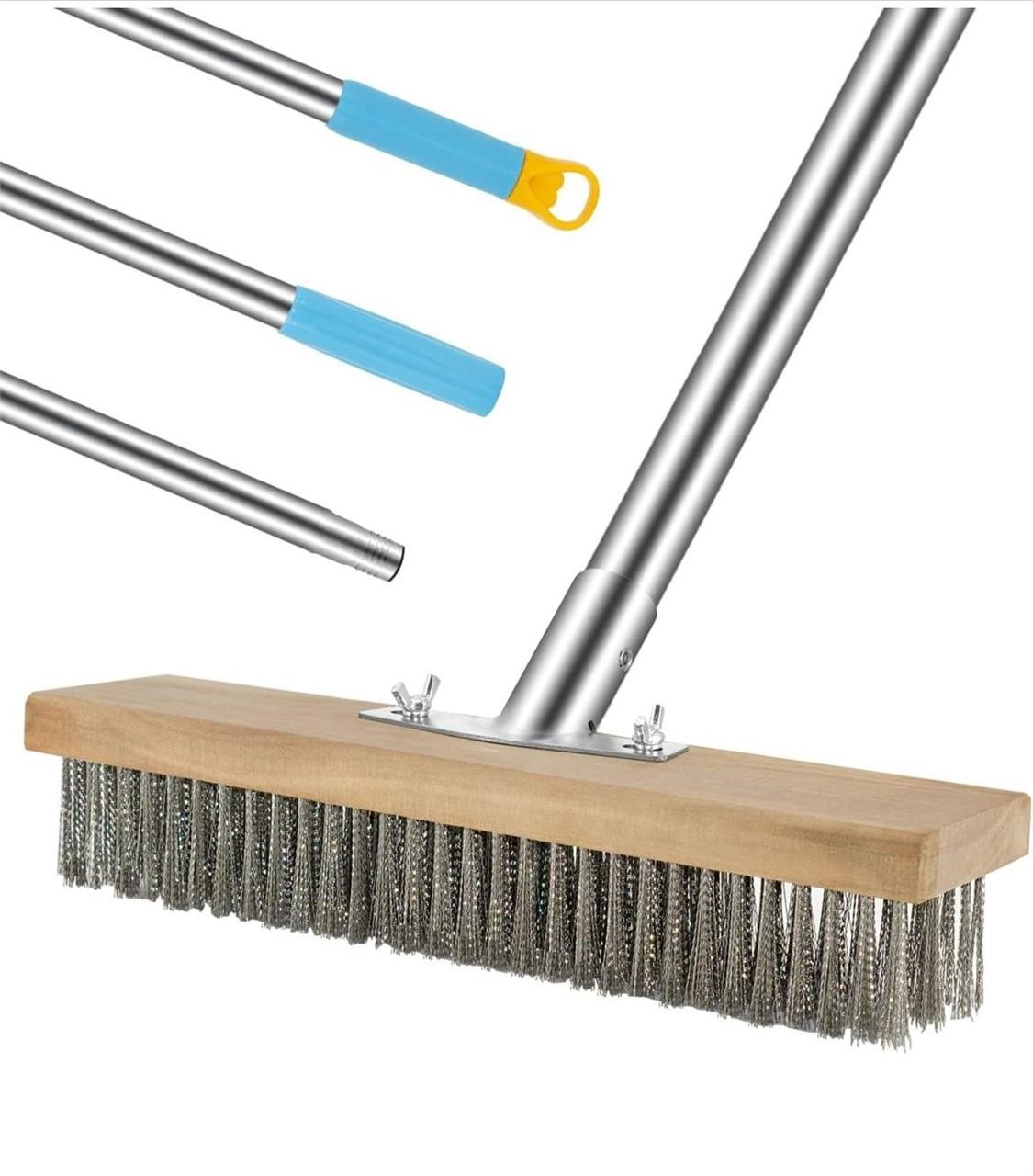 ($161) Stainless Steel Deck Wire Brush with 5.9