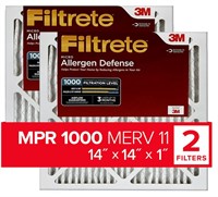 Filtrete 14x14x1 Air Filter 2 Filters