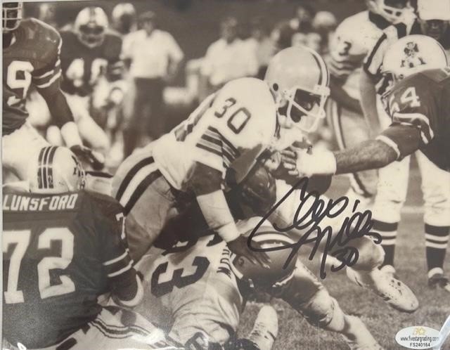 Bears Cleo Miller Signed 8x10 with COA
