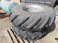 (2) 16.9 x 26  Tires & Rims #