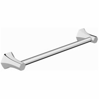 Hansgrohe Locarno 21 in. Towel Bar in Chrome, Grey