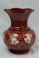 9" Painted Porcelain Vase