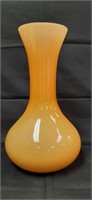 Blown Glass Butterscotch 12" Vase - See Desc