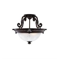 Hampton Bay Bercello Estates 15 in. 2-Light Volter