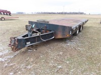 1984 Eagle 96" x 20' Tilt Bed Trailer #