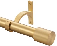 Warm Gold Curtain Rod for Window 28-178"