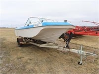 1972 Tom Sawyer 17'10" Boat w/ 1978 Trailer #