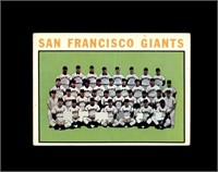 1964 Topps #257 San Fran Giants TC VG to VG-EX+