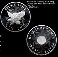 Sunshine Minting Half Troy Ounce .999 Fine Silver