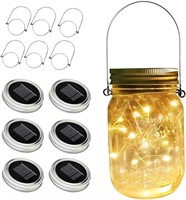 $30 Solar Mason Jar Lights 6 Pack