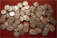 $10.00 Face: 90%  Mercury dimes, 1916 – 1935.
