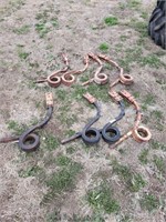 8 Anhydrous spring shanks, used