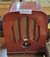 VTG. PHILCO ELECTRIC WOOD RADIO