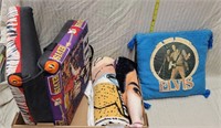 4 ELVIS COLLECTIBLE ITEMS