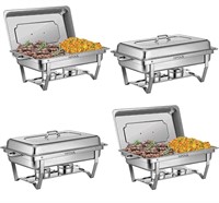 Chafing Dish Buffet Set 8 QT 4 Pack