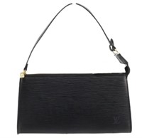 Louis Vuitton Black Pochette Handbag