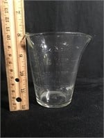 Vintage Federal Glass Measuring Cup
