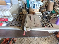Craftsman Table Saw - approx 62 x 40" x 14" h