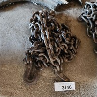 Log Chain - approx 11 Feet  - Good End Hooks