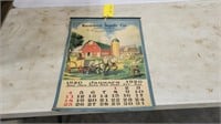 1920 Reedsburg Supply Calander