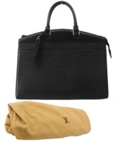 Louis Vuitton Black Epi Riviera Noir Handbag