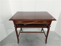 ANTIQUE DESK WITH DRAWER & KEY