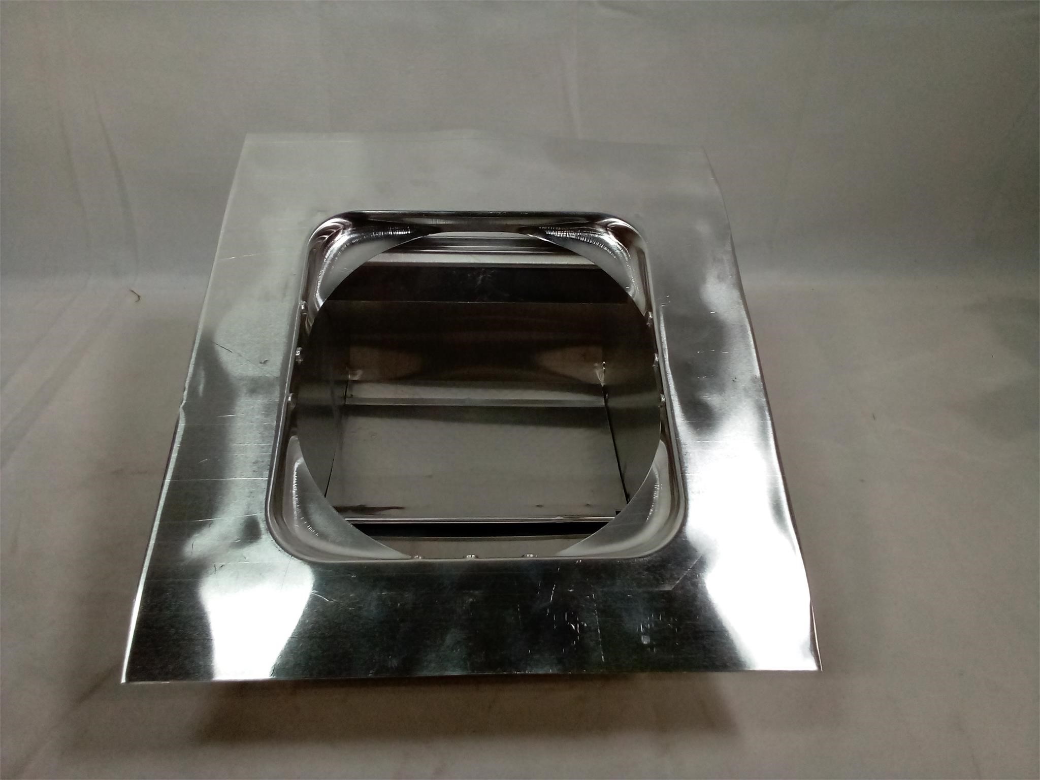Aluminum Roof Cap With Screen & Damper Up To 10"