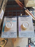 2 new Lutron switches one on off dimmer 1 fan