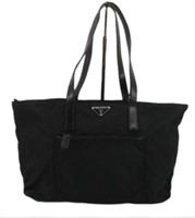 Prada Black Nylon Handbag