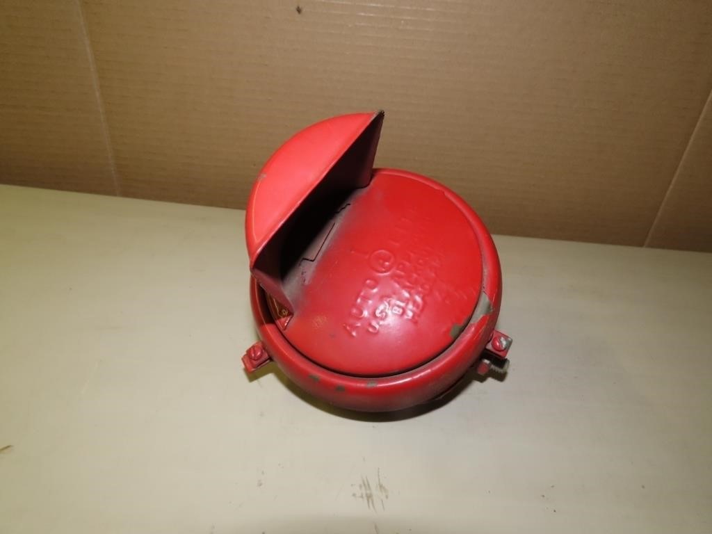 Vintage Auto-lite lamp red.
