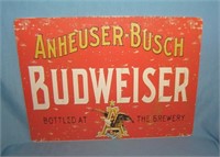 Anheuser Busch Budweiser retro style sign